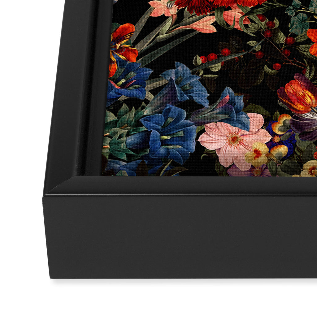 Exotic Night Garden Framed Canvas Print Gallery Image 3