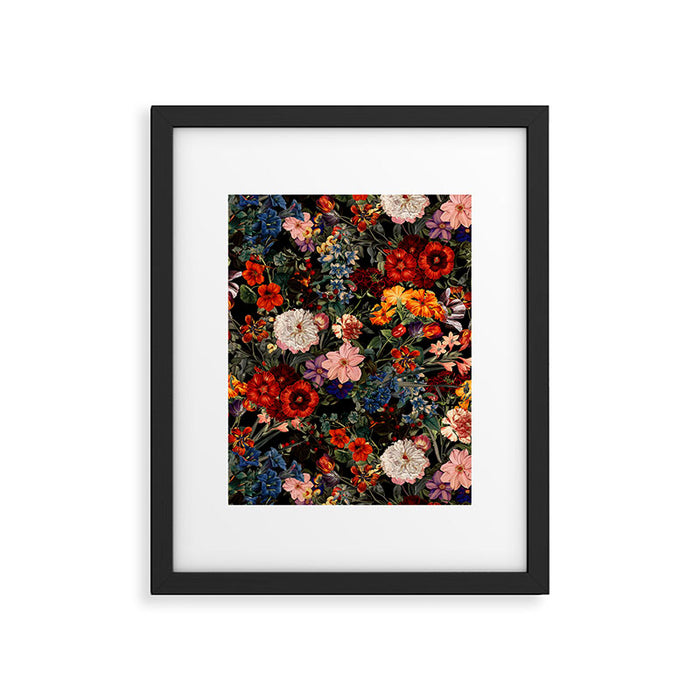 Exotic Night Garden Framed Art Print Gallery Image 1