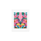 Flamingo and Tropical garden Art Print Gallery Image 1