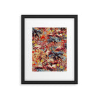 Flamingos and Floral Pattern Framed Art Print Gallery Image 5