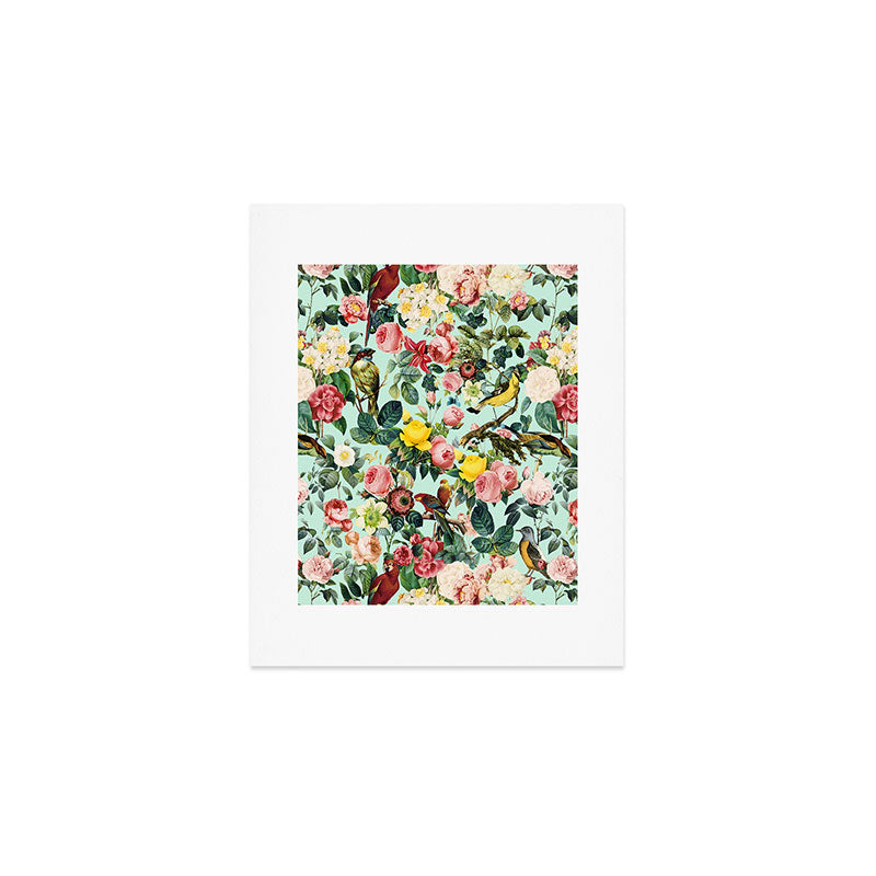 Floral and Birds III Art Print Gallery Image 1