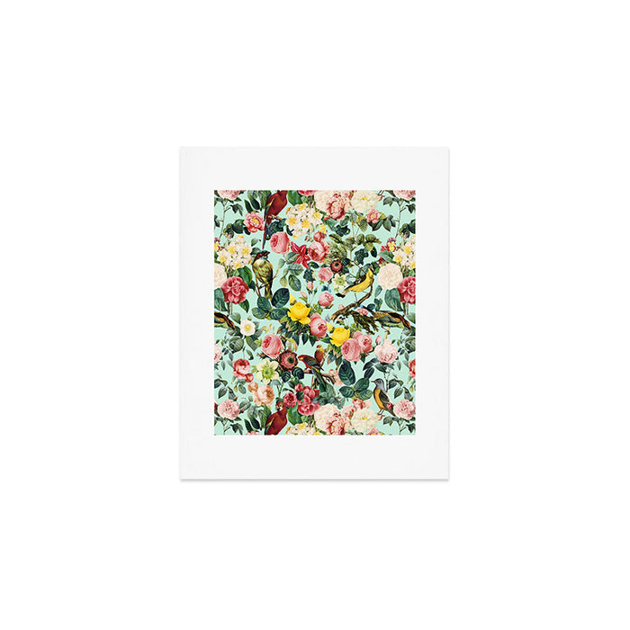 Floral and Birds III Art Print Gallery Image 1
