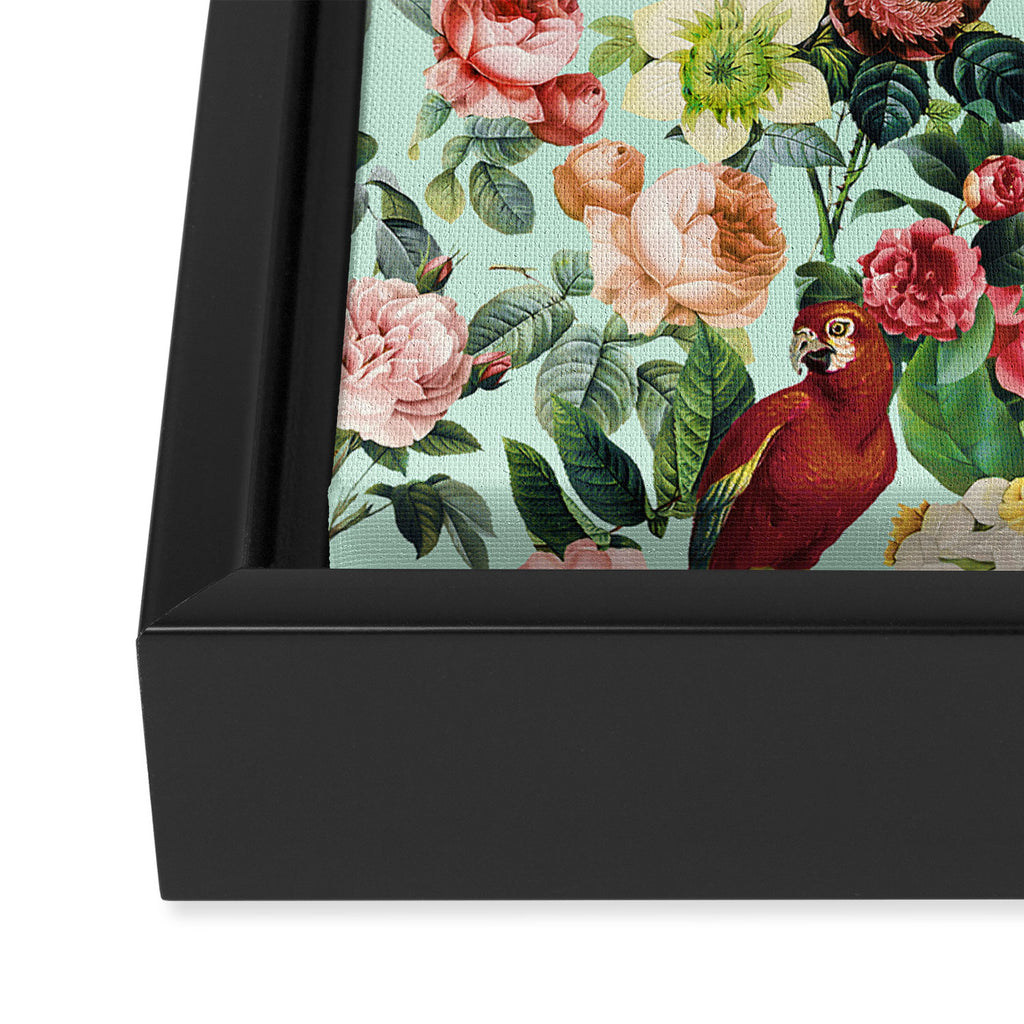 Floral and Birds III Framed Canvas Print Gallery Image 3