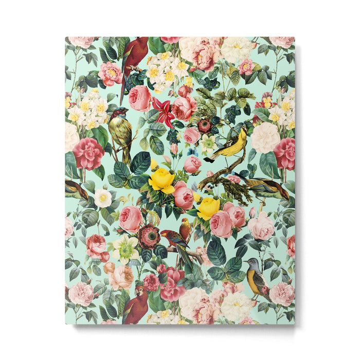 Floral and Birds III Metal Print Gallery Image 1