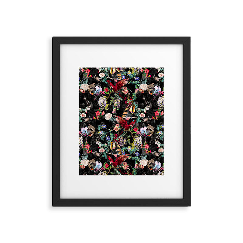 Floral and Birds IX Framed Art Print Gallery Image 5