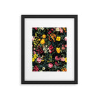 Floral and Birds Pattern Framed Art Print Gallery Image 5