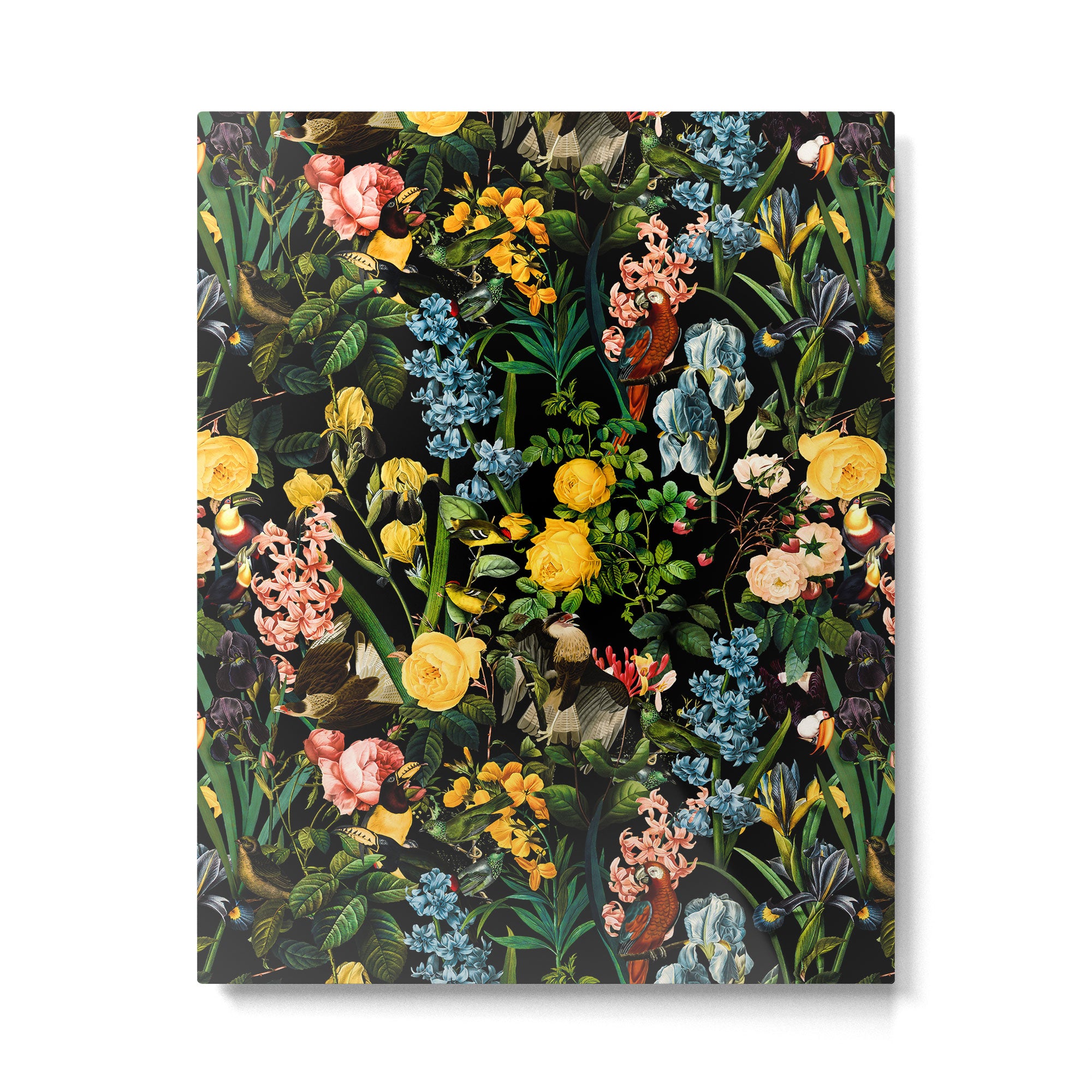 FLORAL AND BIRDS V Metal Print Gallery Image 4
