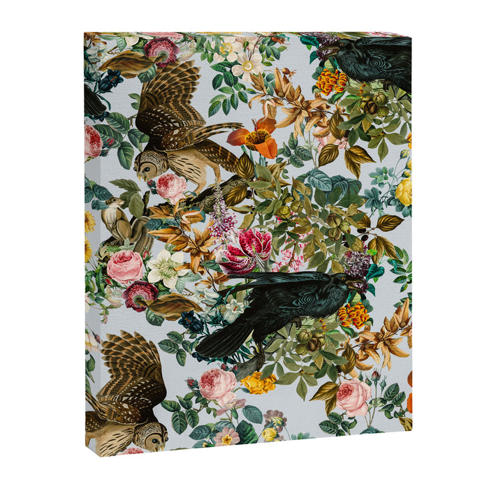 FLORAL AND BIRDS VI Canvas Print Gallery Image 1