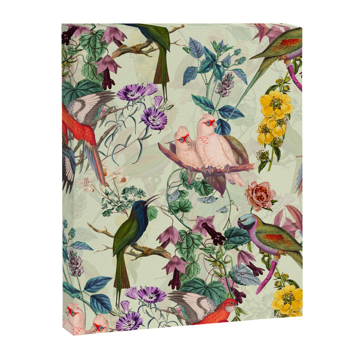 Floral and Birds VIII Canvas Print Gallery Image 1