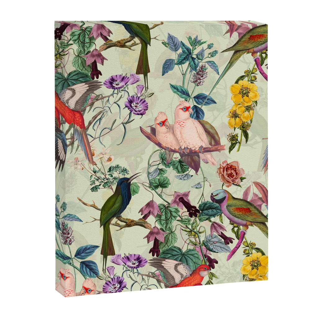 Floral and Birds VIII Canvas Print Gallery Image 6