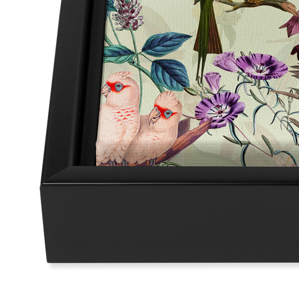 Floral and Birds VIII Framed Canvas Print Gallery Image 3