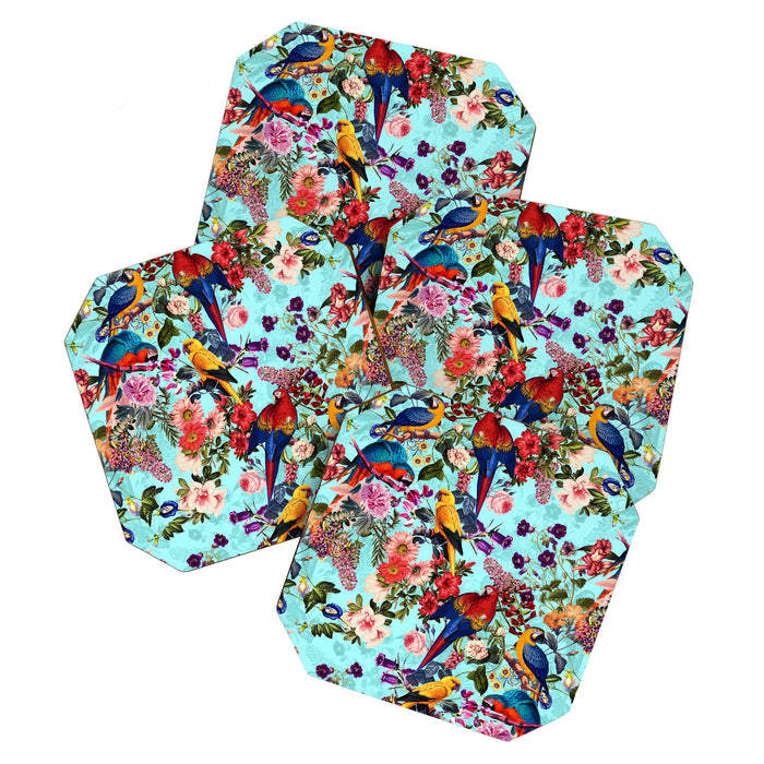 Floral and Birds XI Coaster Gallery Image 1