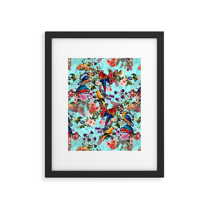 Floral and Birds XI Framed Art Print Gallery Image 1