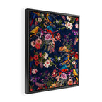 FLORAL AND BIRDS XII Framed Canvas Print Gallery Image 2
