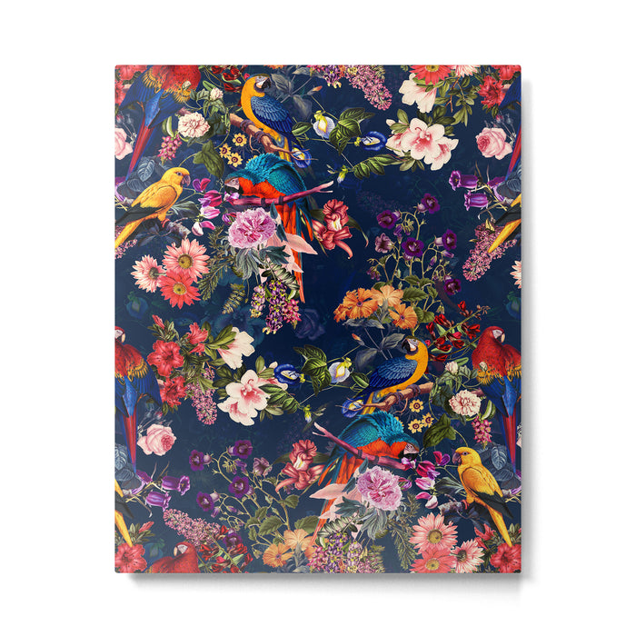 FLORAL AND BIRDS XII Metal Print Gallery Image 1