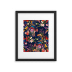 FLORAL AND BIRDS XII Framed Art Print Gallery Image 5