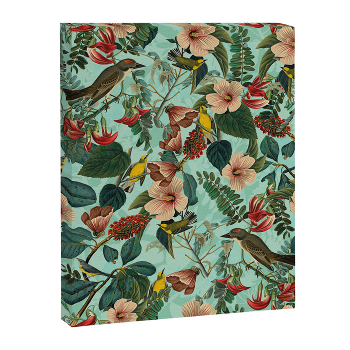 FLORAL AND BIRDS XIII Canvas Print Gallery Image 1