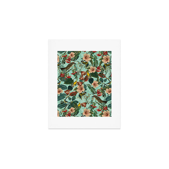 FLORAL AND BIRDS XIII Art Print Gallery Image 1