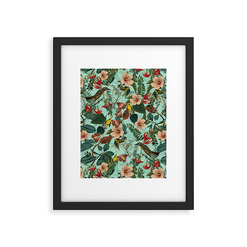 FLORAL AND BIRDS XIII Framed Art Print Gallery Image 5