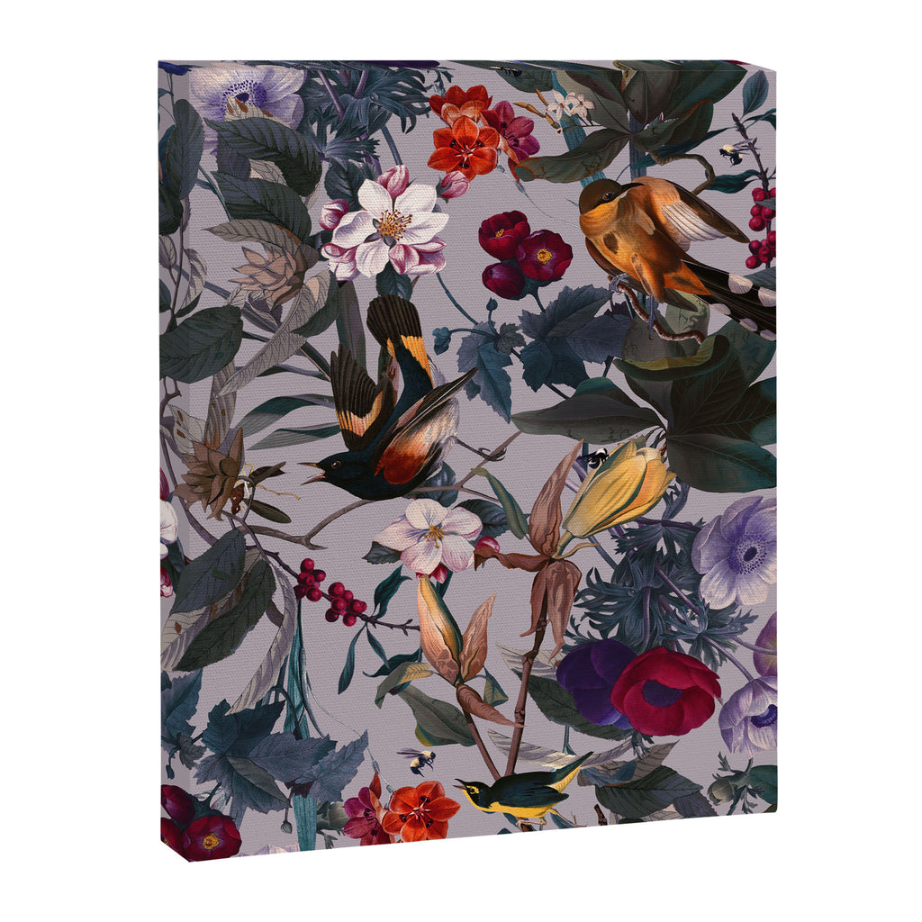 Floral and Birds XL Canvas Print Gallery Image 6