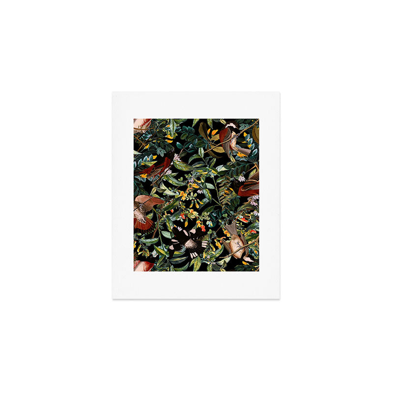 Floral and Birds XLIV Art Print Gallery Image 1
