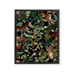 Floral and Birds XLIV Framed Canvas Print Gallery Image 6