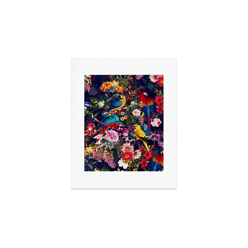 Floral and Birds XLV Art Print Gallery Image 1