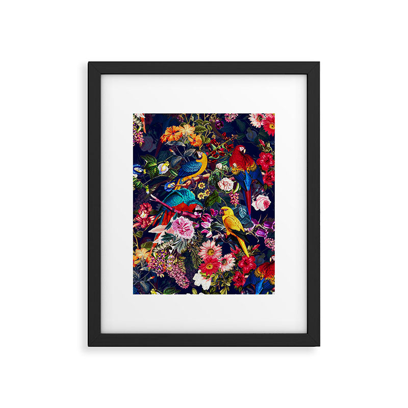 Floral and Birds XLV Framed Art Print Gallery Image 5