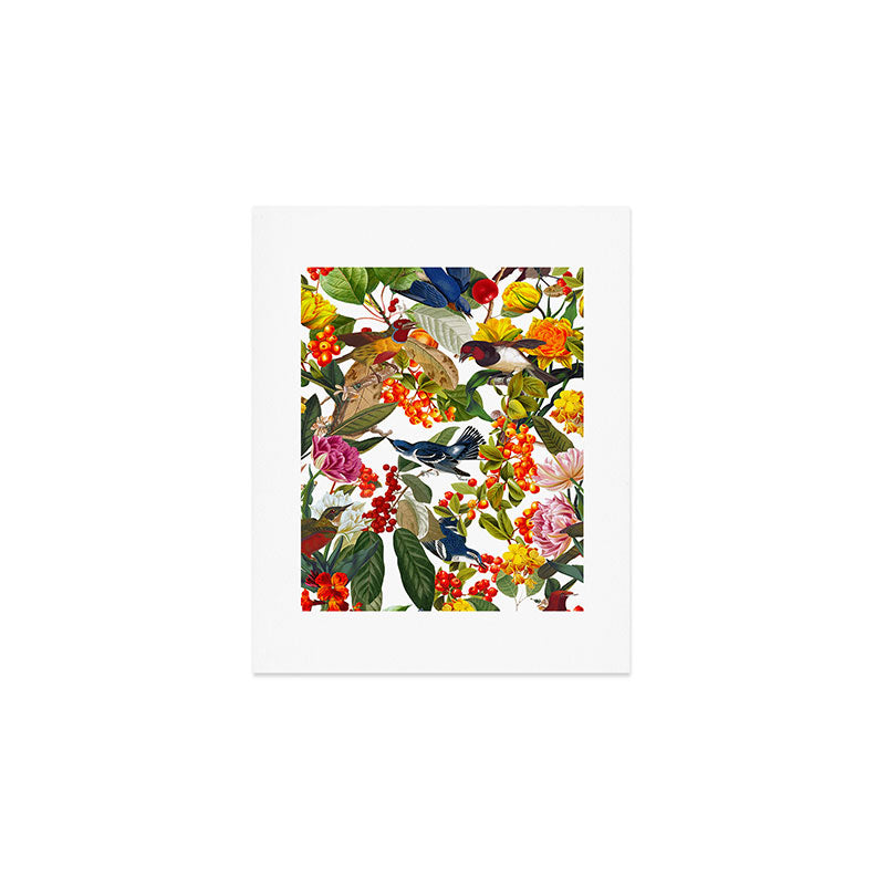 Floral and Birds XLVI Art Print Gallery Image 1