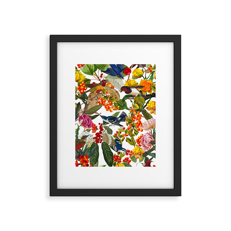 Floral and Birds XLVI Framed Art Print Gallery Image 5