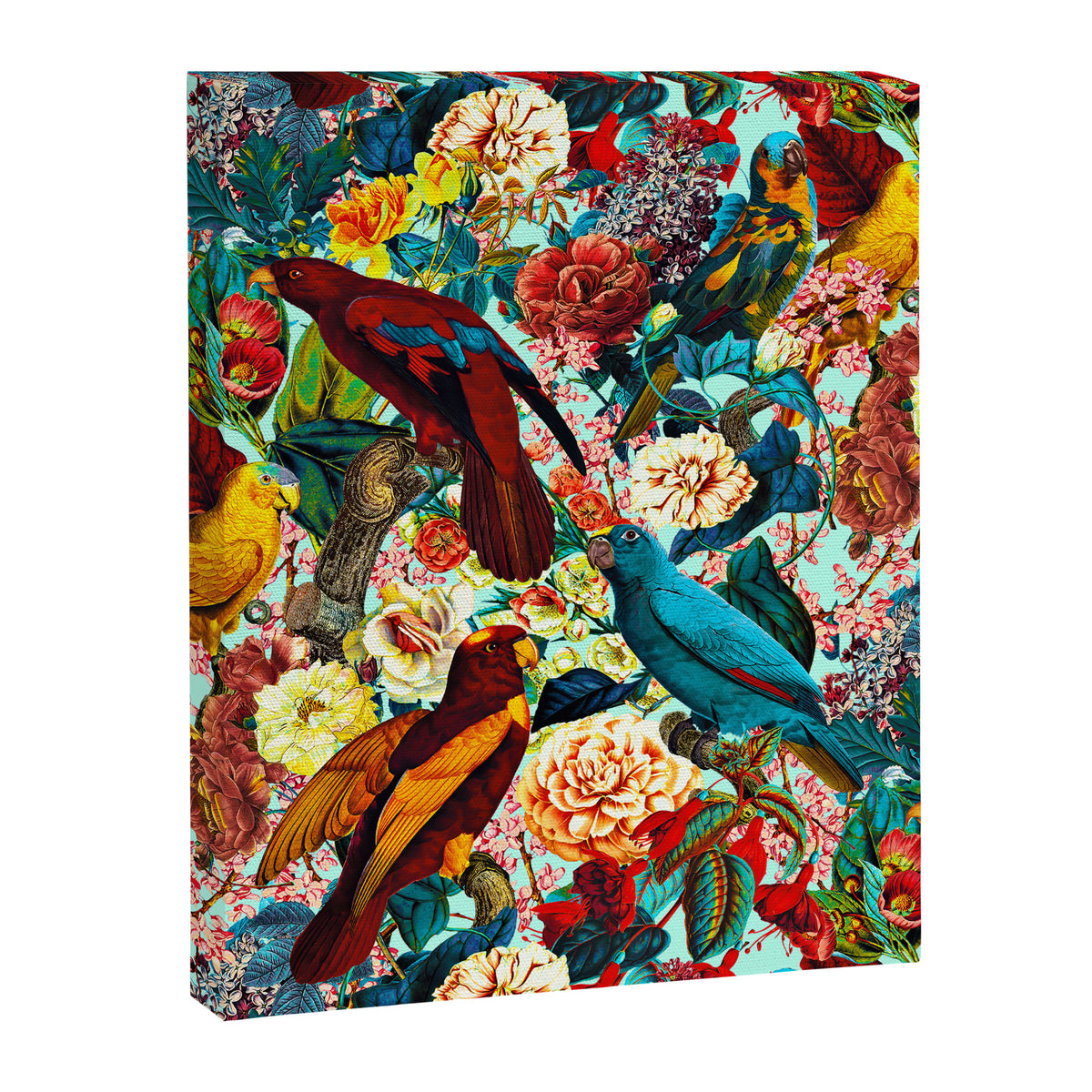 FLORAL AND BIRDS XV Canvas Print Gallery Image 6