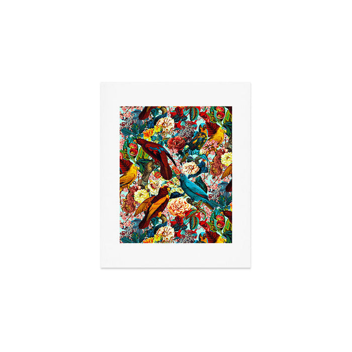 FLORAL AND BIRDS XV Art Print Gallery Image 1