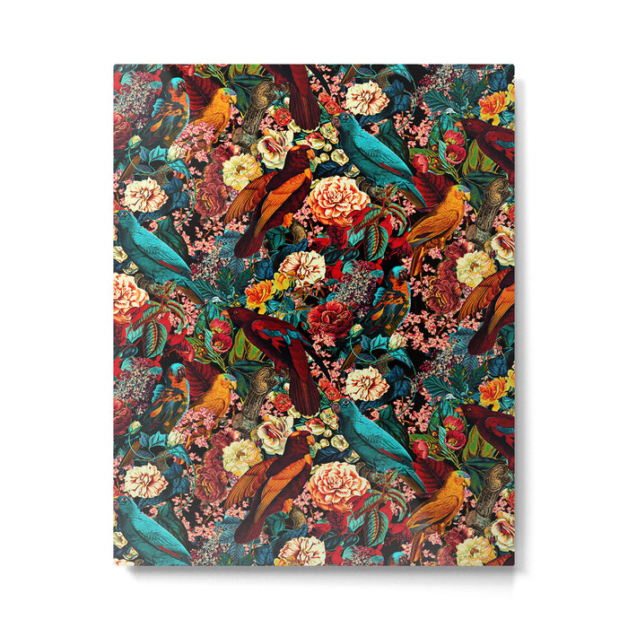FLORAL AND BIRDS XVII Metal Print Gallery Image 1