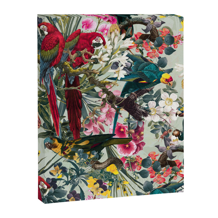 FLORAL AND BIRDS XXII Canvas Print Gallery Image 1