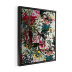 FLORAL AND BIRDS XXII Framed Canvas Print Gallery Image 2