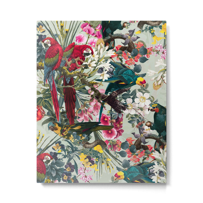 FLORAL AND BIRDS XXII Metal Print Gallery Image 1