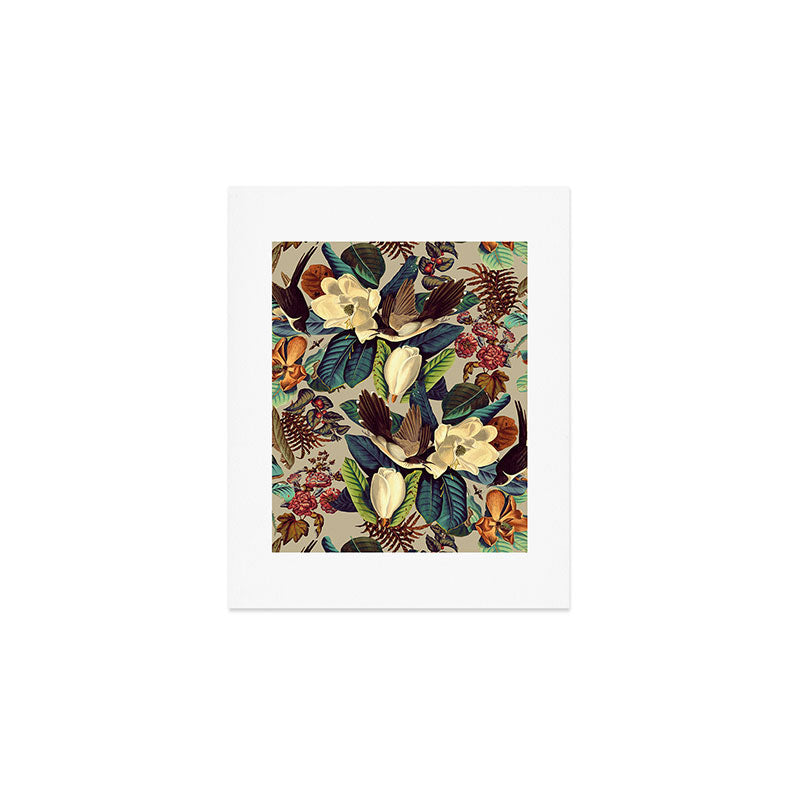 FLORAL AND BIRDS XXI-II Art Print Gallery Image 1