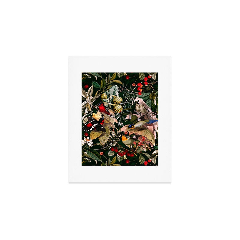 Floral and Birds XXV Art Print Gallery Image 1