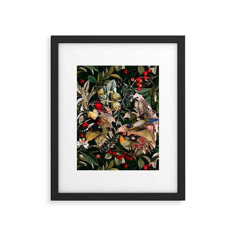 Floral and Birds XXV Framed Art Print Gallery Image 5