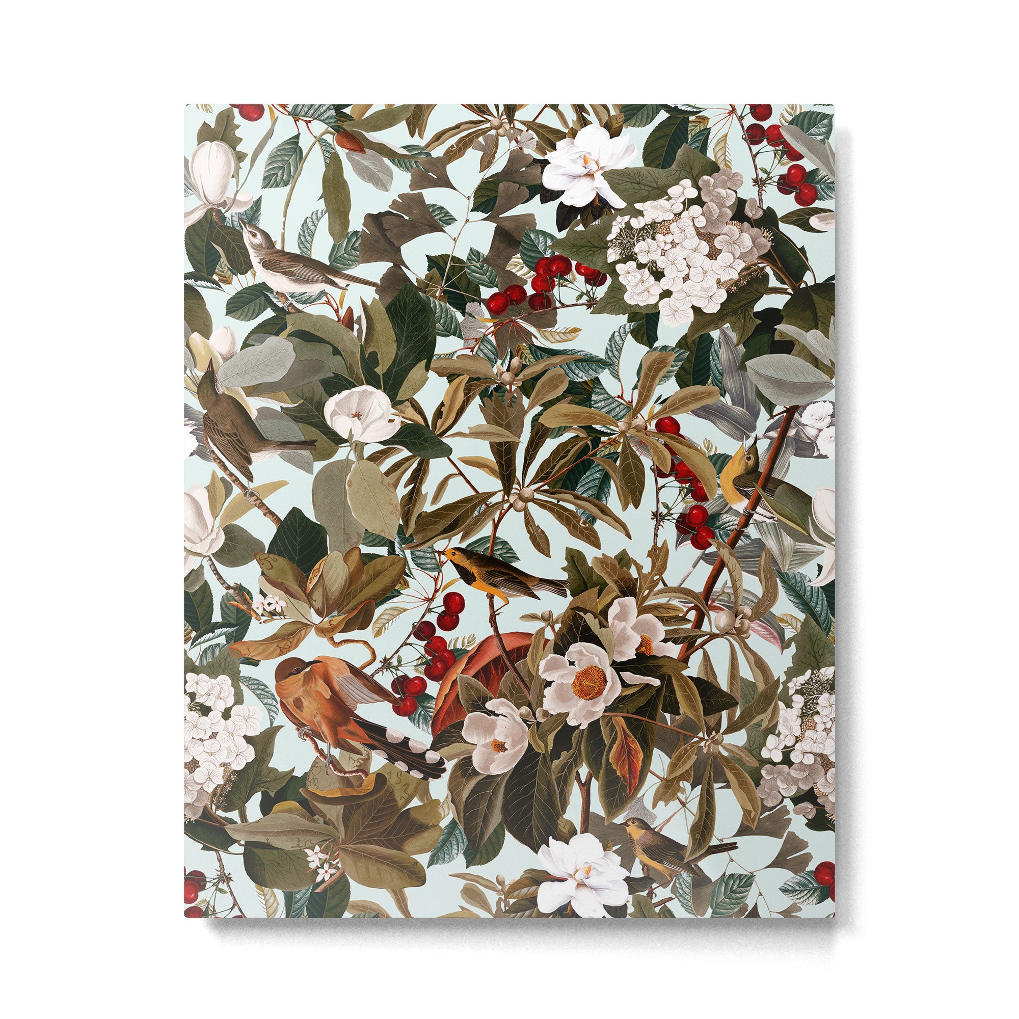Floral and Birds XXVII Metal Print Gallery Image 4
