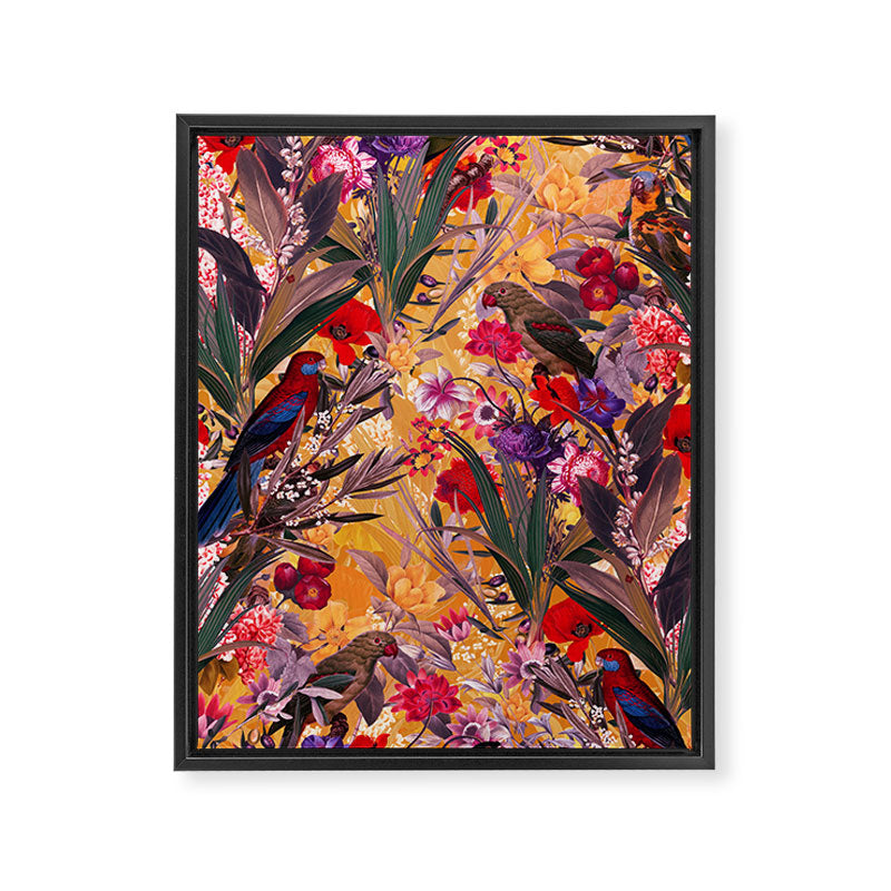 Floral and Birds XXVIII Framed Canvas Print Gallery Image 8