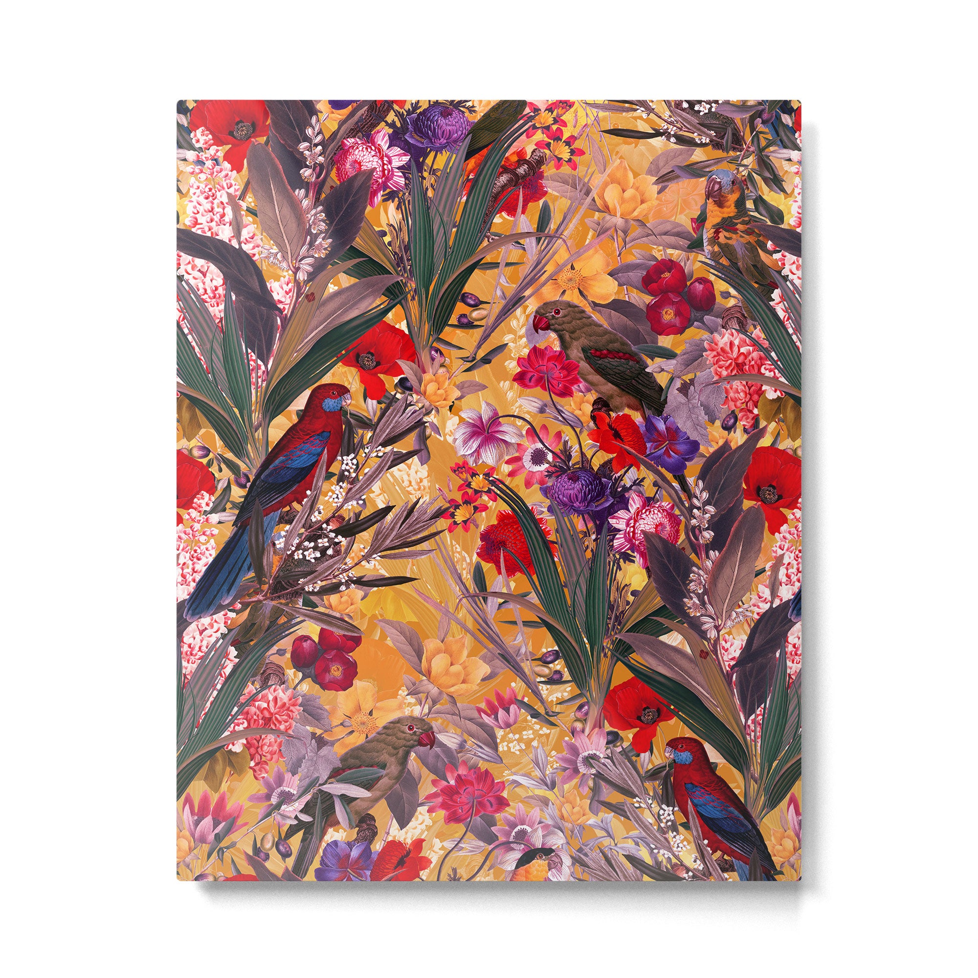 Floral and Birds XXVIII Metal Print Gallery Image 6