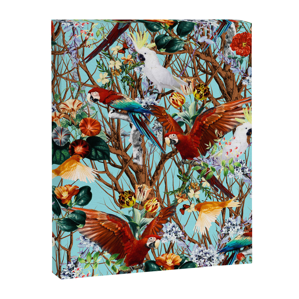 Floral and Birds XXX Canvas Print Gallery Image 6