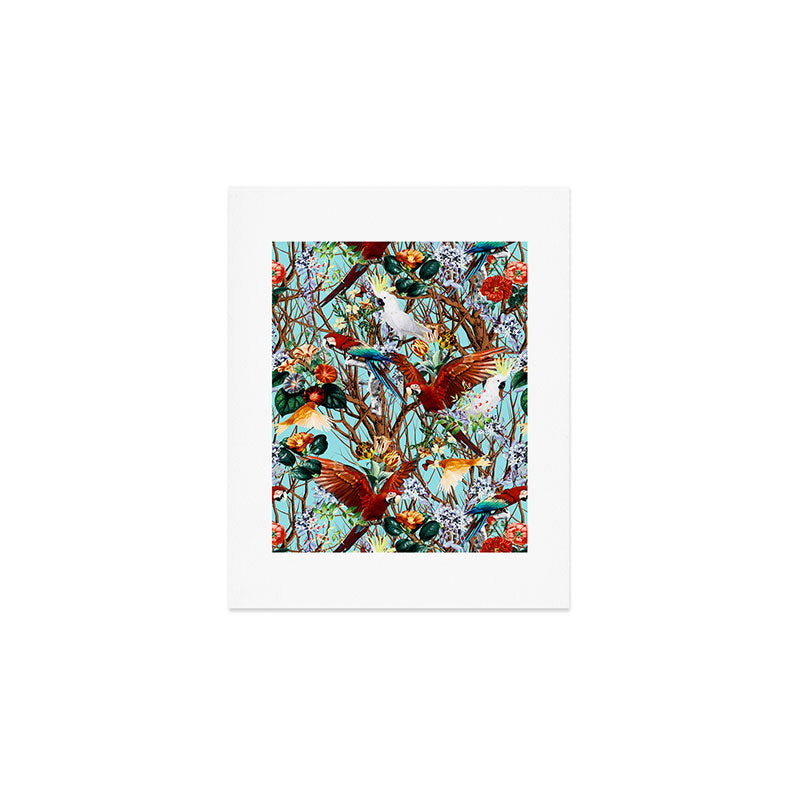 Floral and Birds XXX Art Print Gallery Image 1