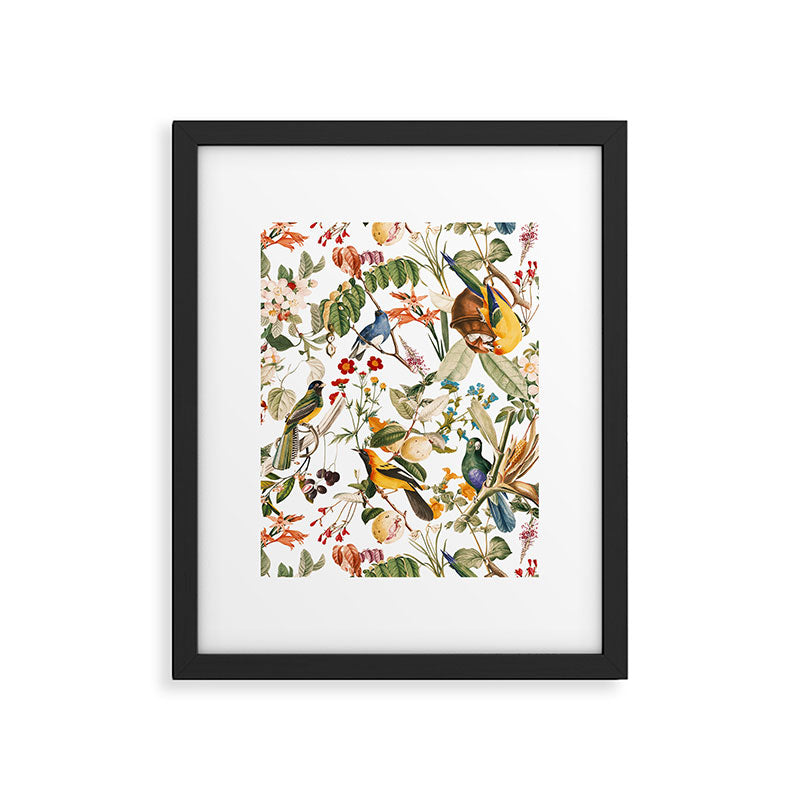 Floral and Birds XXXII Framed Art Print Gallery Image 5