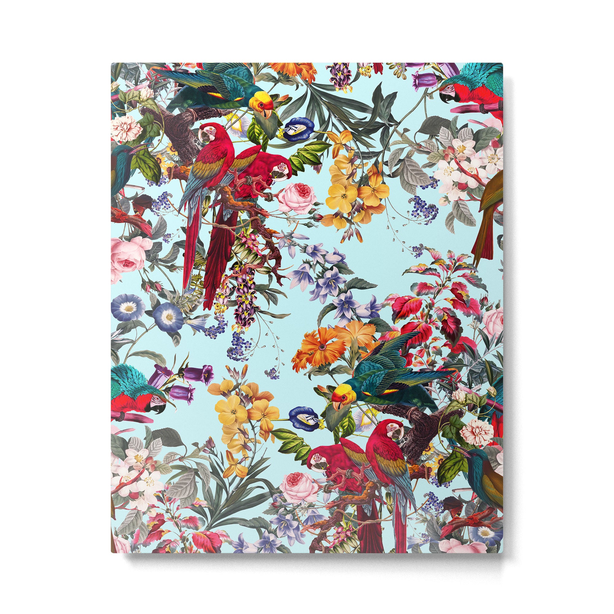 Floral and Birds XXXIV Metal Print Gallery Image 4