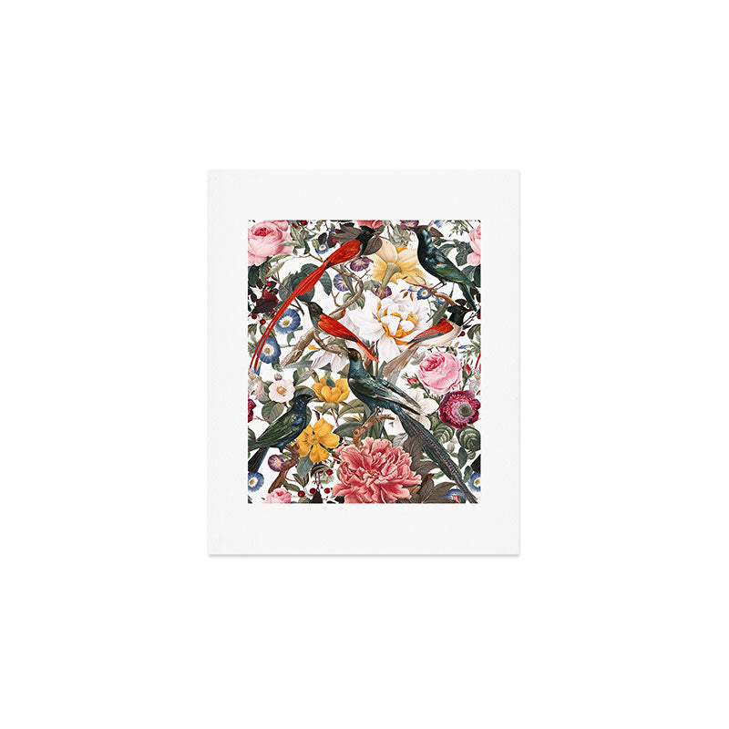 Floral and Birds XXXV Art Print Gallery Image 1