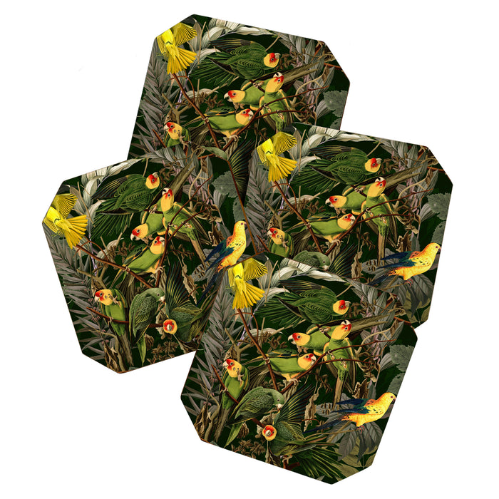 Floral and Birds XXXVI Coaster Gallery Image 1