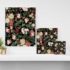 Floral and Butterflies Canvas Print Gallery Image 3