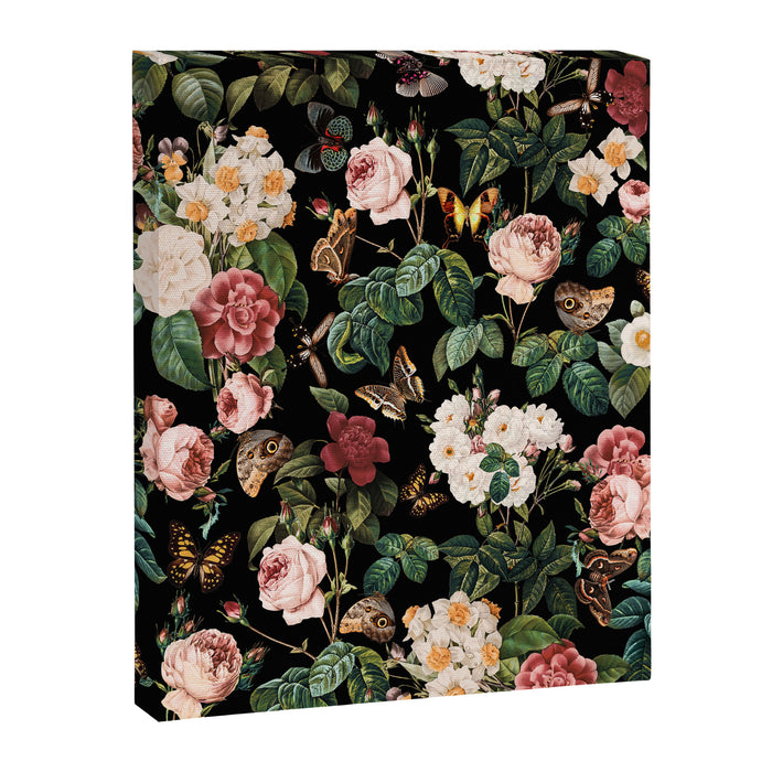 Floral and Butterflies Canvas Print Gallery Image 1